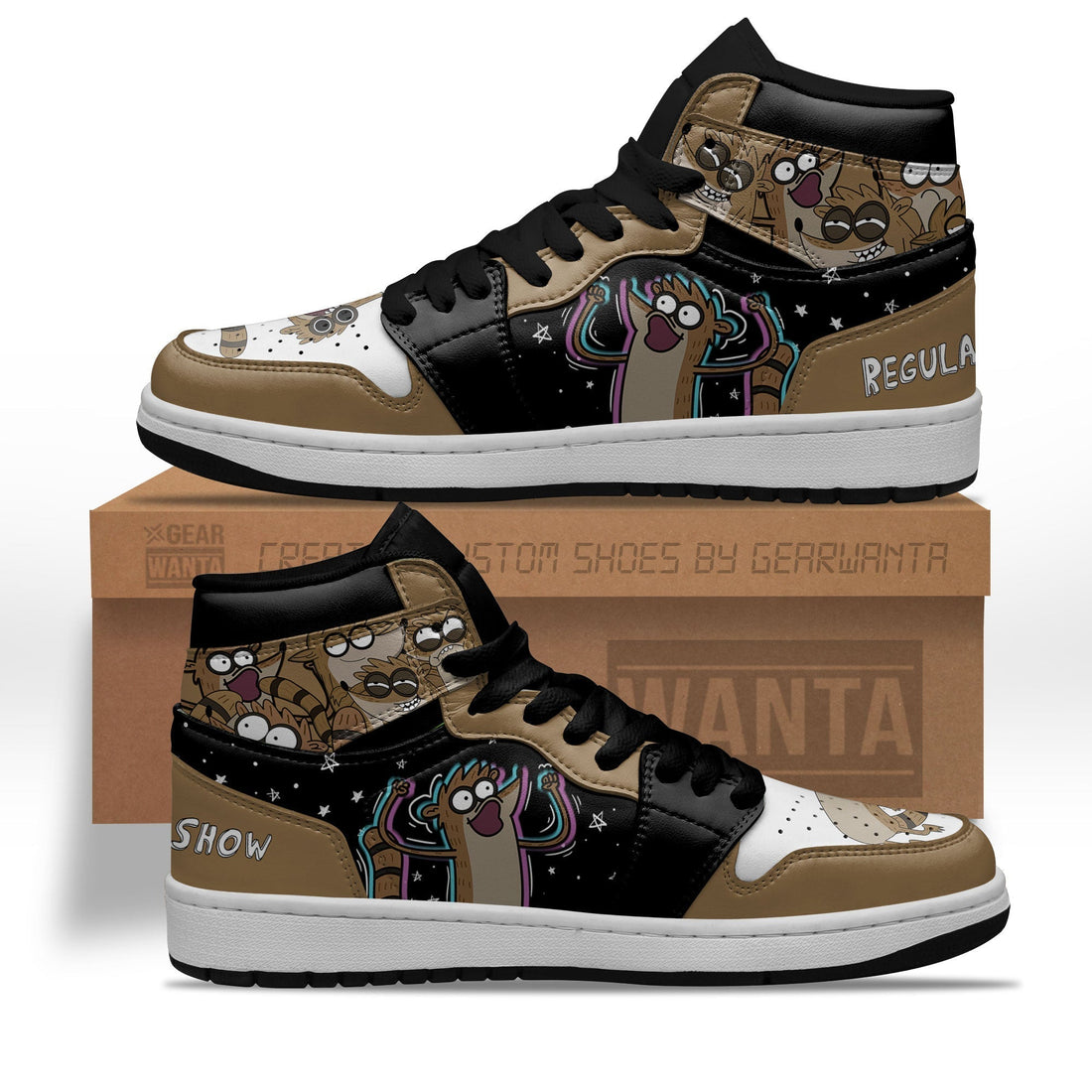 Regular Show Rigby Shoes Custom Sneakers For Cartoon Fans-Gear Wanta
