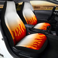 Rengoku Car Seat Covers Custom Rengoku Uniform Demon Slayer Anime Car Accessories Anime Gifts-Gear Wanta