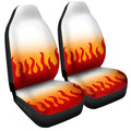 Rengoku Car Seat Covers Custom Rengoku Uniform Demon Slayer Anime Car Accessories Anime Gifts-Gear Wanta