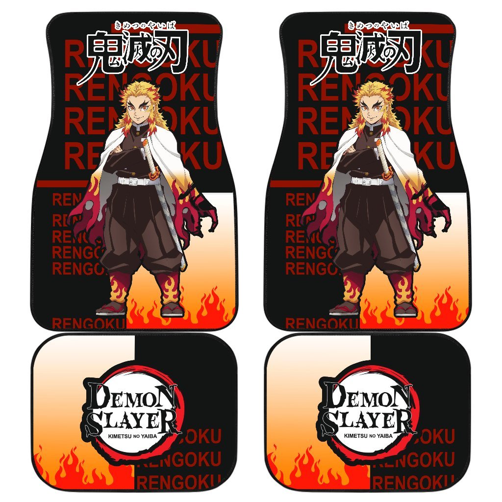 Rengoku Demon Slayer Car Floor Mats Gift Anime-Gear Wanta