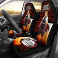 Rengoku Demon Slayer Car Seat Covers Custom Anime Car Accessories-Gear Wanta