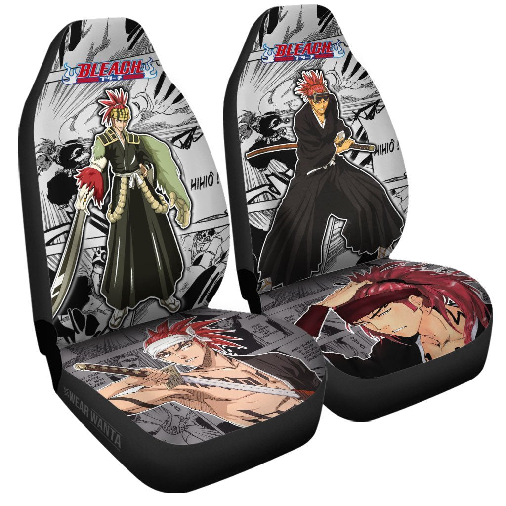 Renji Abarai Bankai Car Seat Covers Custom Anime Bleach Car Accessories-Gear Wanta