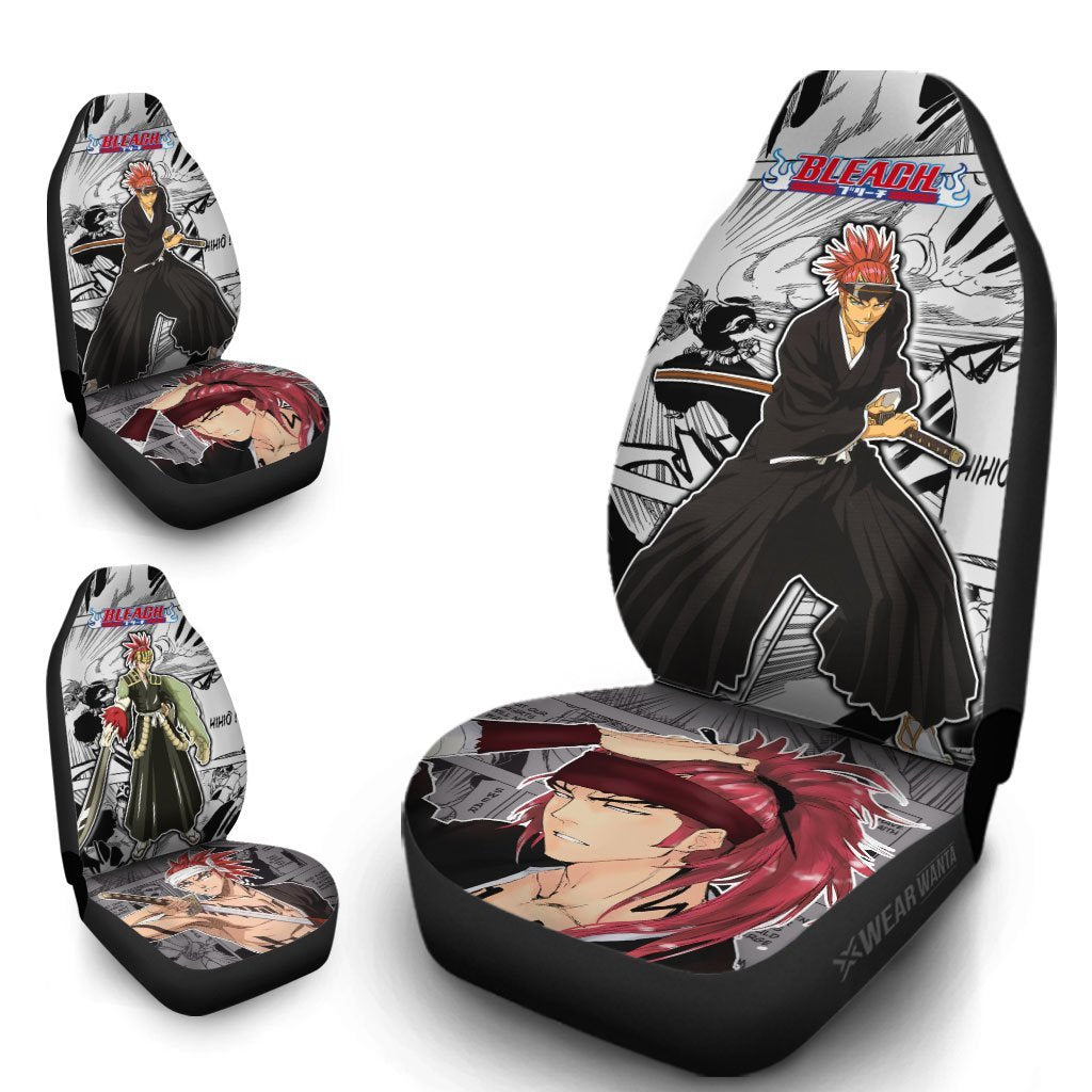 Renji Abarai Bankai Car Seat Covers Custom Anime Bleach Car Accessories-Gear Wanta