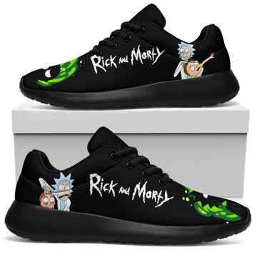 Rick and Morty Sneakers Custom Cartoon Shoes Funny For Fans-Gear Wanta