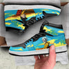 Rick and Morty Crossover Breaking Bad JDs Sneakers Custom Shoes-Gear Wanta