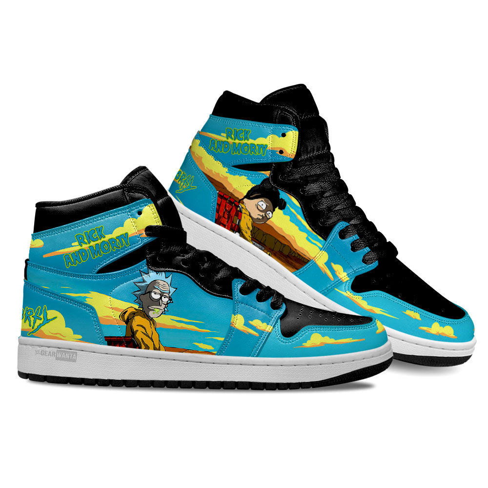 Rick and Morty Crossover Breaking Bad JDs Sneakers Custom Shoes-Gear Wanta