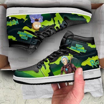 Rick and Morty Crossover Star Wars JDs Sneakers Custom Shoes-Gear Wanta