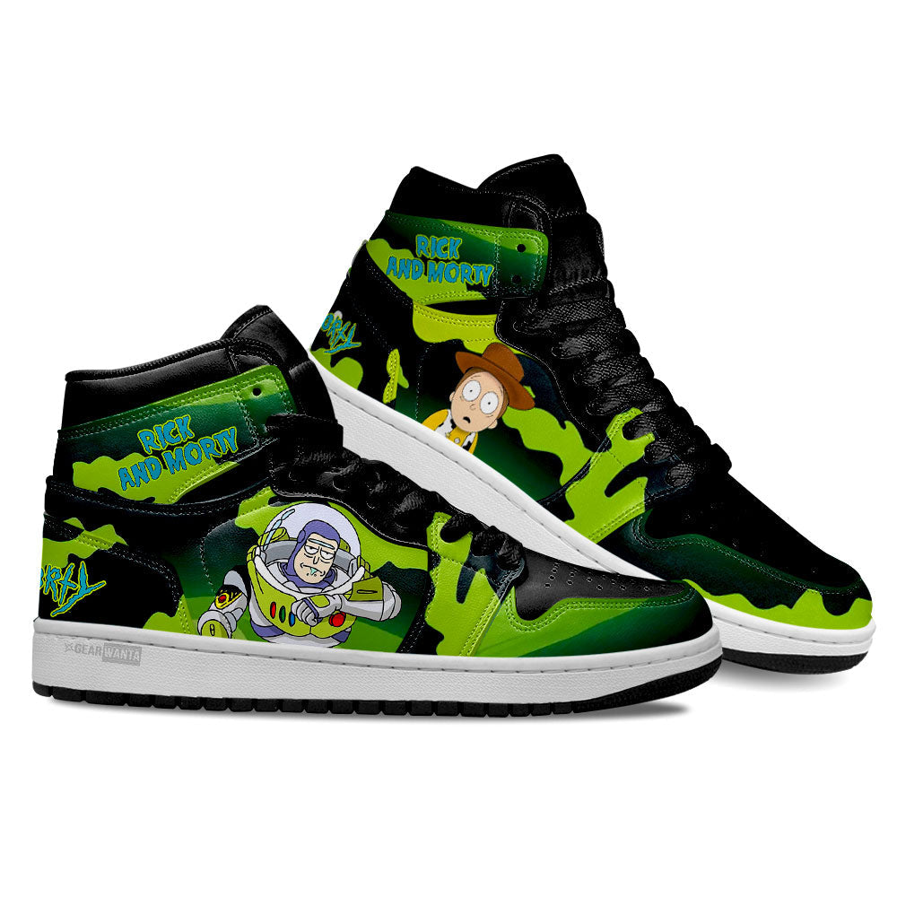 Rick and Morty Crossover Toy Story JDs Sneakers Custom Shoes-Gear Wanta