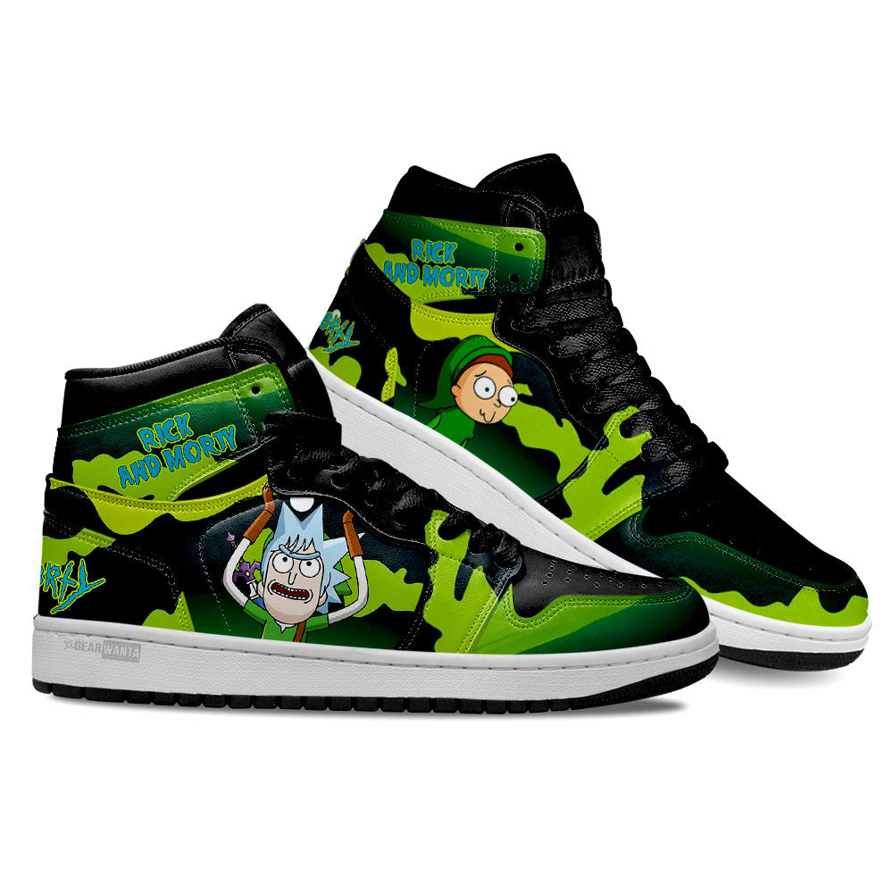 Rick and Morty Crossover Zelda JDs Sneakers Custom Shoes-Gear Wanta