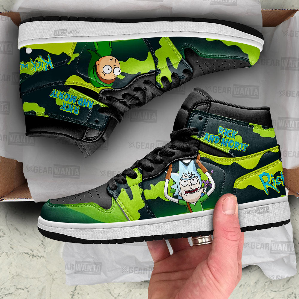 Rick and Morty Crossover Zelda JDs Sneakers Custom Shoes-Gear Wanta