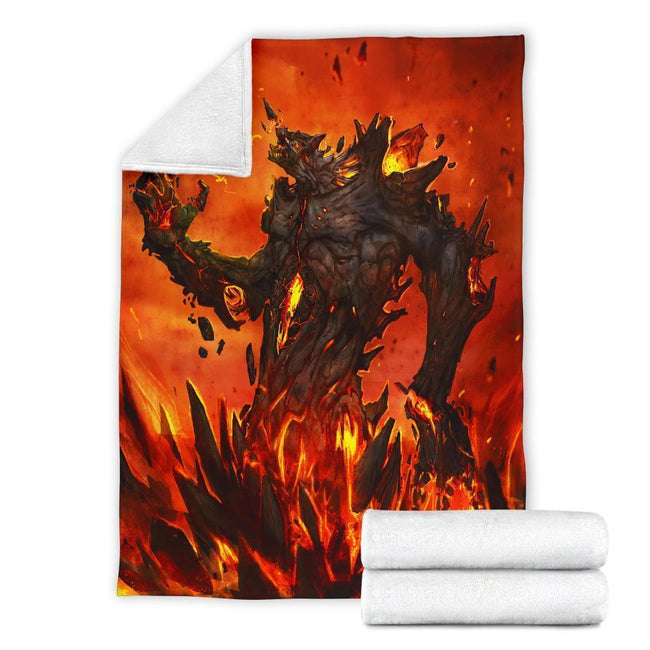 Rift Colossus Fleece Blanket Gift Idea For-Gear Wanta