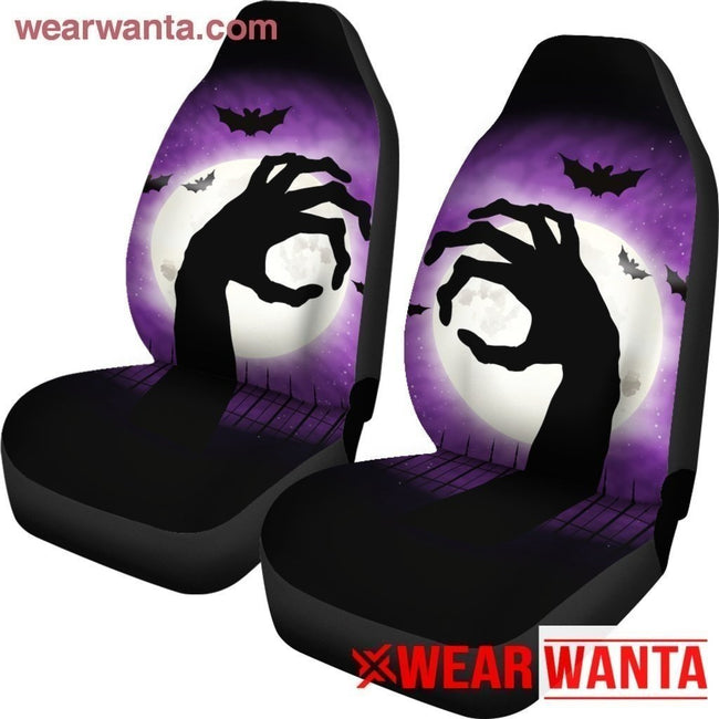Rise Of Dead Car Seat Covers Custom Halloween Car Decoration-Gear Wanta