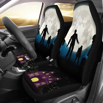 Rise Of Zombie Halloween Car Seat Covers-Gear Wanta