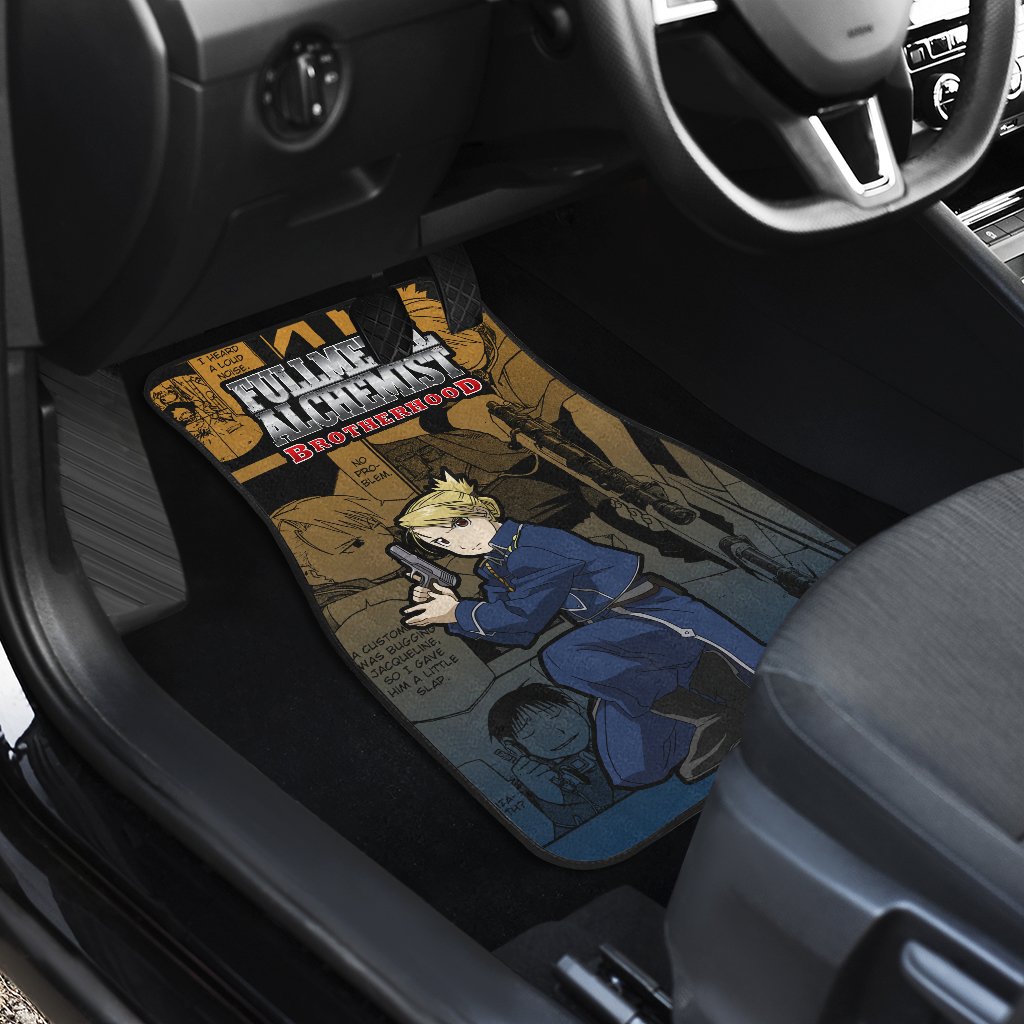 Riza Hawkey Fullmetal Alchemist Brotherhood Car Floor Mats Love Anime-Gear Wanta