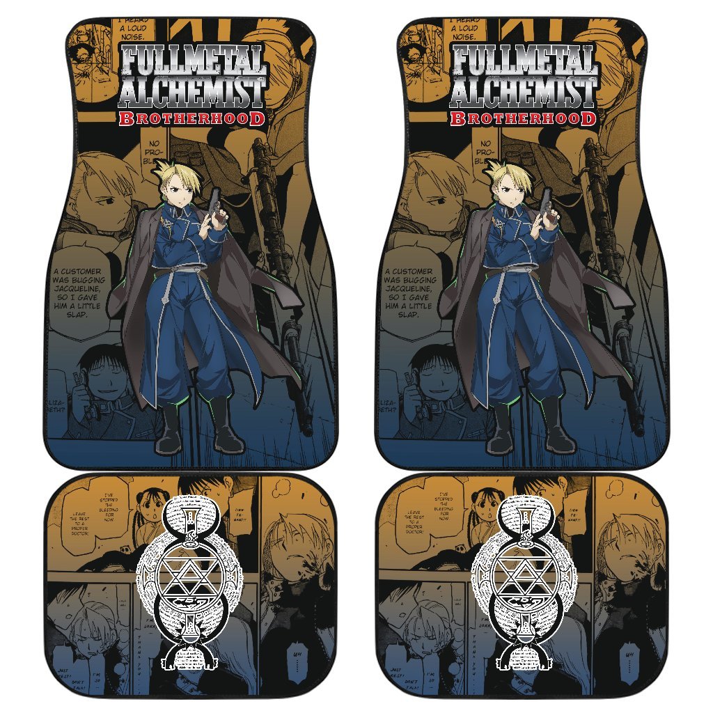 Riza Hawkeye Fullmetal Alchemist Brotherhood Car Floor Mats Anime-Gear Wanta