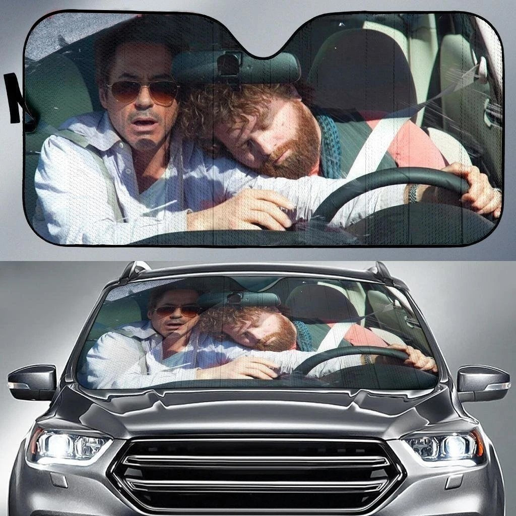 Robert Downey Jr Due Date Movies Car Sun Shade Visors-Gear Wanta