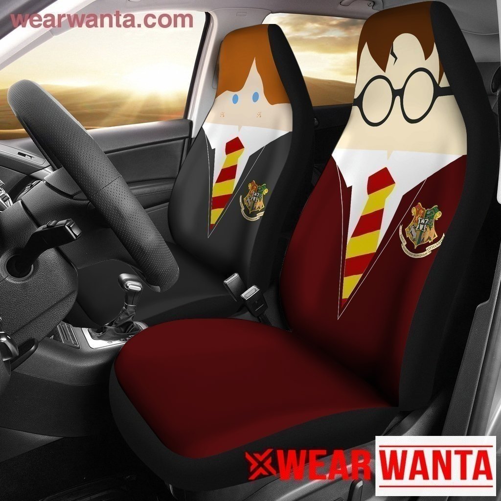 Ron Wesley and Harry Potter Car Seat Covers Custom Idea Nh1911-Gear Wanta