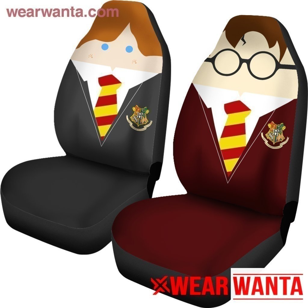Ron Wesley and Harry Potter Car Seat Covers Custom Idea Nh1911-Gear Wanta