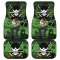 Roronoa Zoro One Piece Car Floor Mats Manga Mixed Anime Cute-Gear Wanta