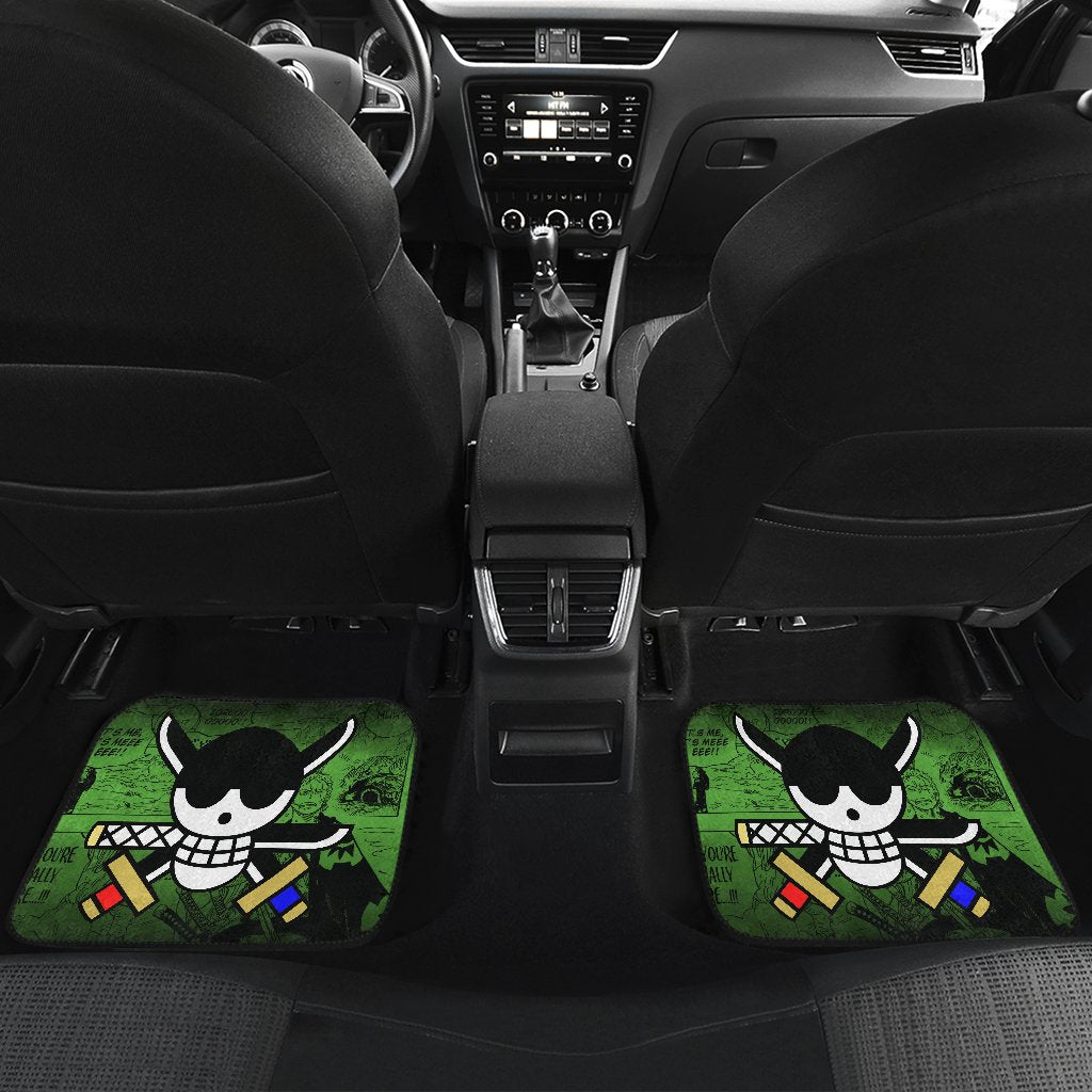 Roronoa Zoro Tokyo Ghoul Car Floor Mats Manga Mixed Anime Green-Gear Wanta