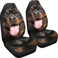 Rottweiler Car Seat Covers Funny Dog Face-Gear Wanta