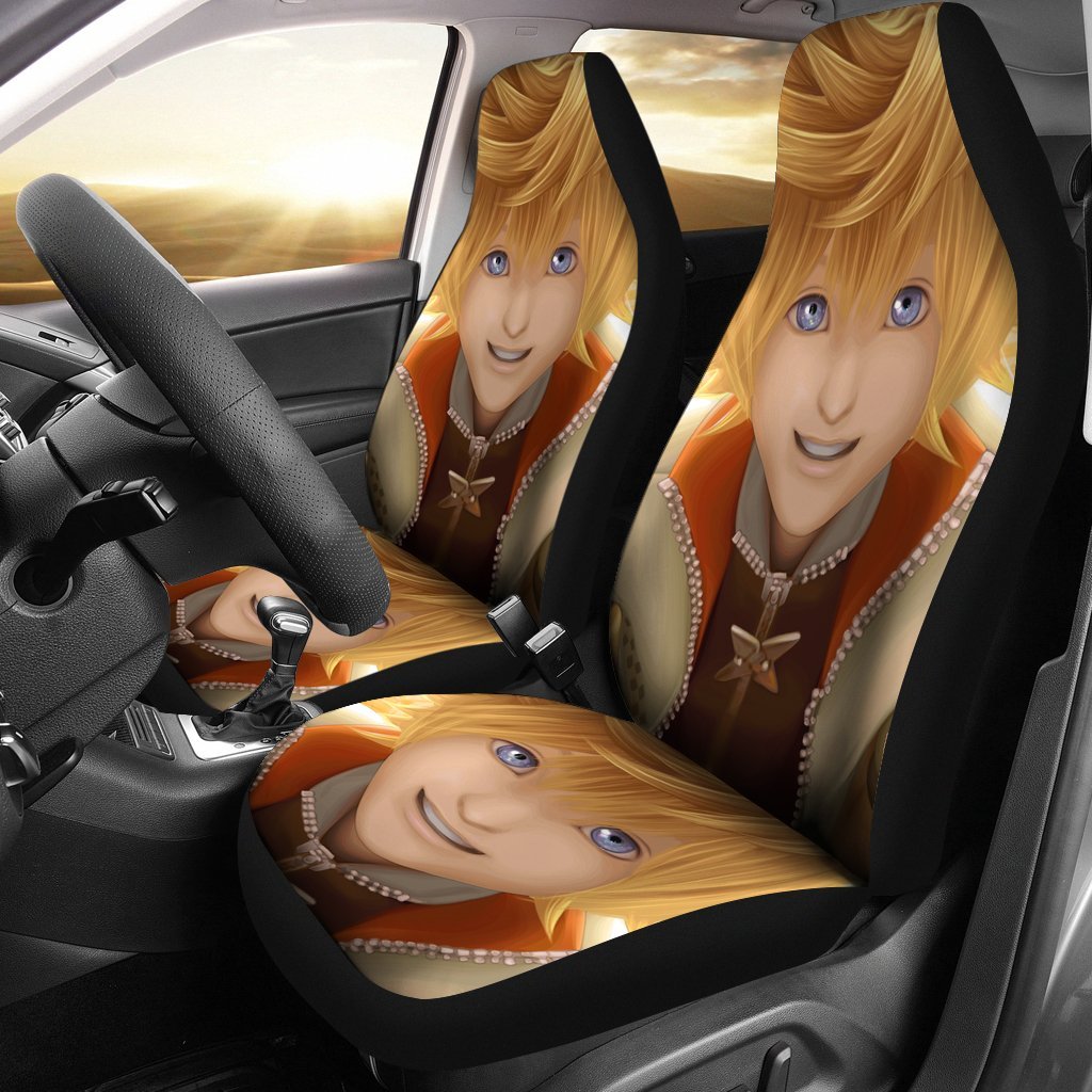 Roxas Car Seat Covers Kingdom Heart Car Decor-Gear Wanta