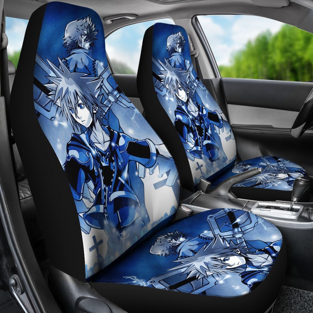 Roxas and Sora Car Seat Covers Kingdom Heart Car Decor-Gear Wanta