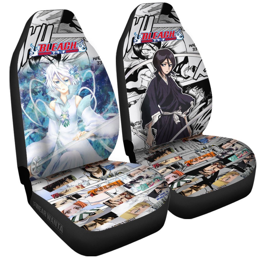 Rukia Bankai Car Seat Covers Custom Anime Bleach Car Accessories-Gear Wanta