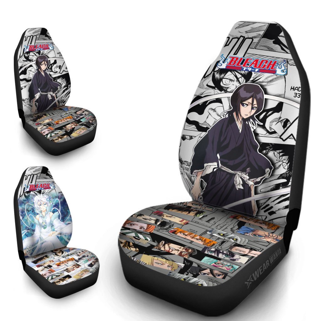 Rukia Bankai Car Seat Covers Custom Anime Bleach Car Accessories-Gear Wanta