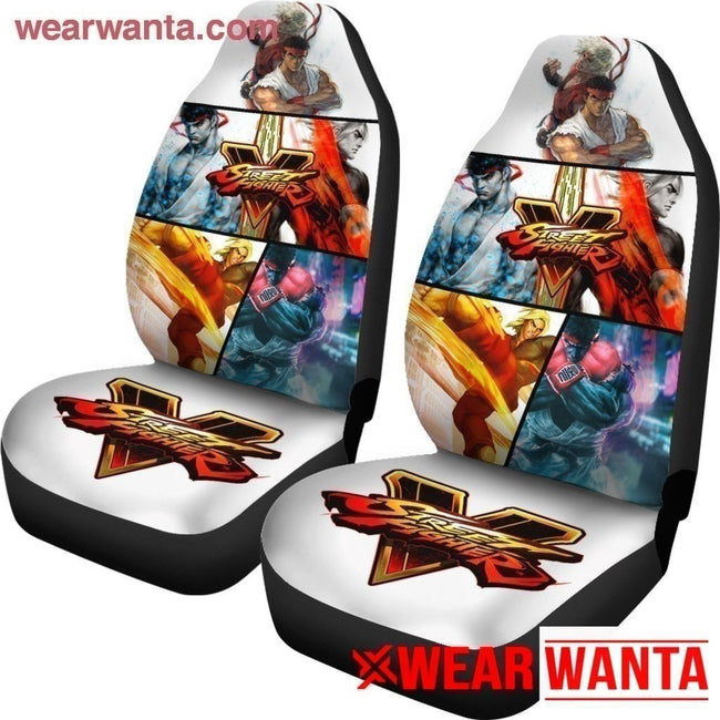 Ryu Vs Ken 2 Street Fighter V Car Seat Covers For MN05-Gear Wanta
