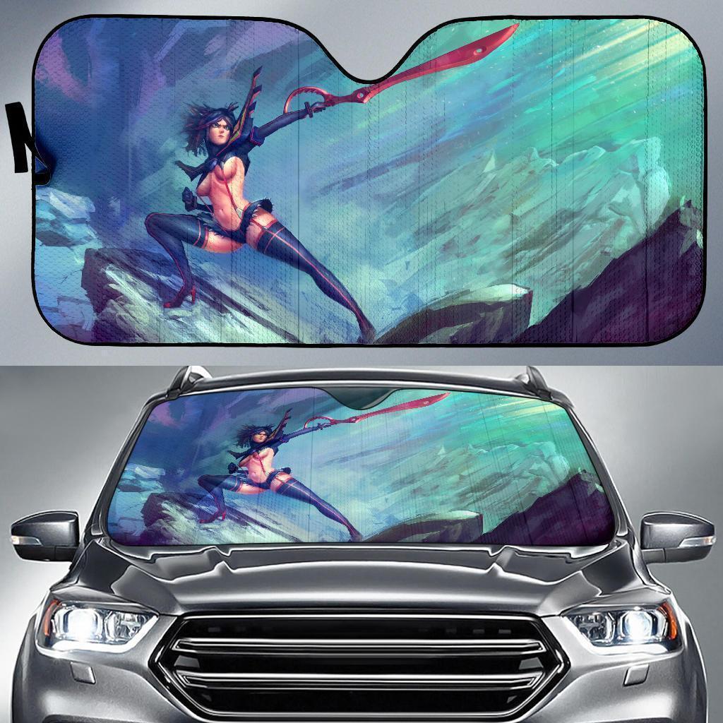 Ryuko Matoi Anime Kill La Kill Car Sun Shade NH08-Gear Wanta