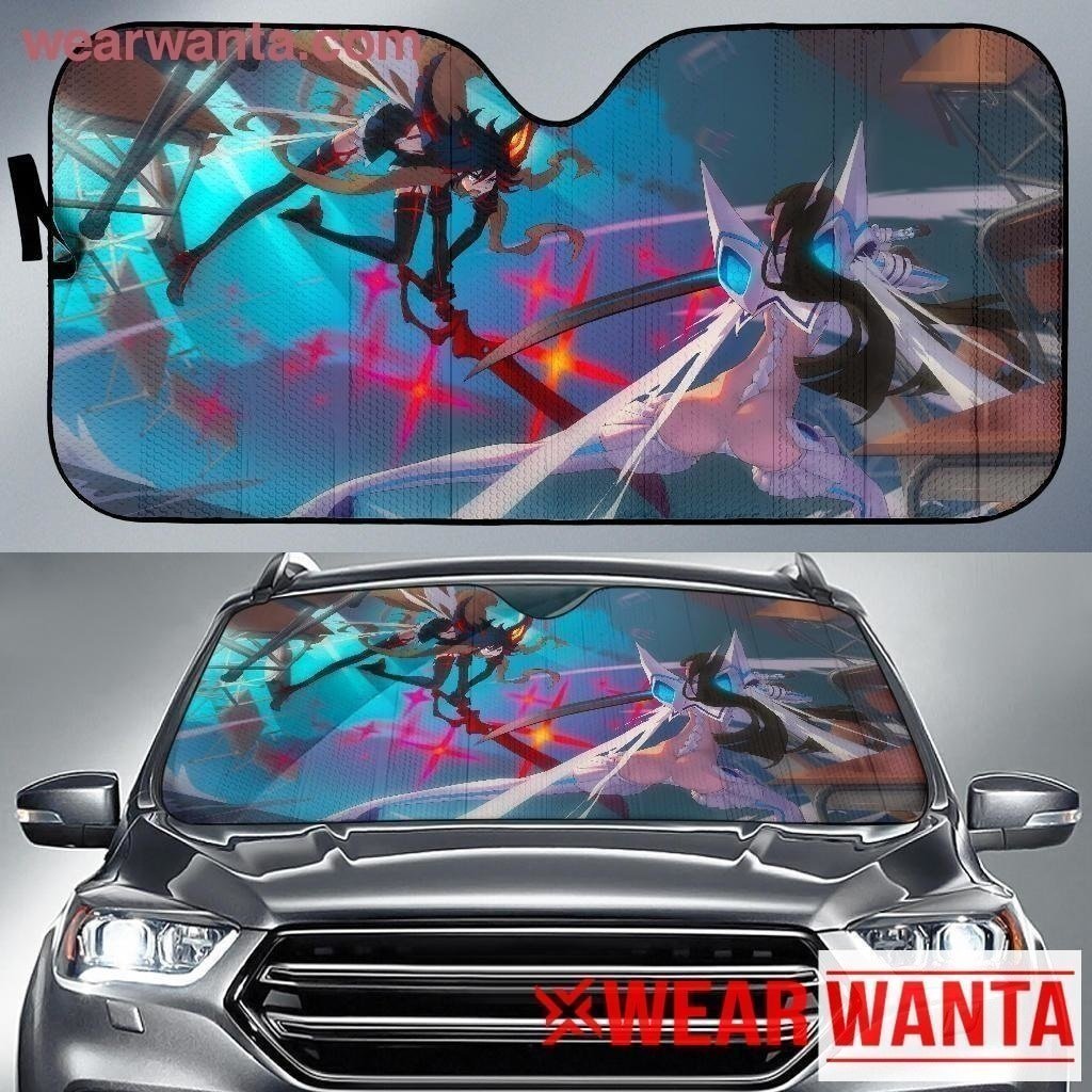 Ryuko Matoi vs Satsuki Kiryuin Anime Car Sun Shade NH08-Gear Wanta