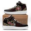 SF 49ers Sneakers Custom Air Mid Shoes For Fans-Gear Wanta