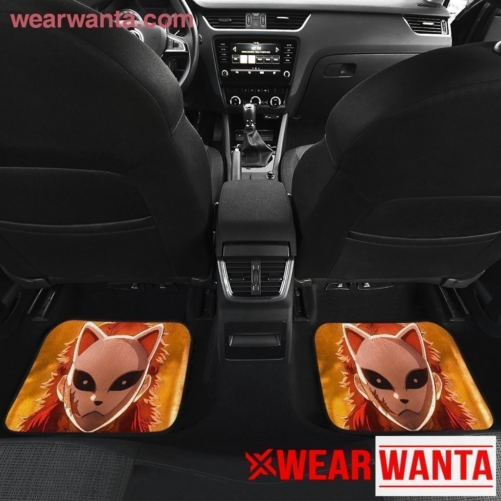 Sabito Mask Demon Slayer Anime Car Floor Mats-Gear Wanta