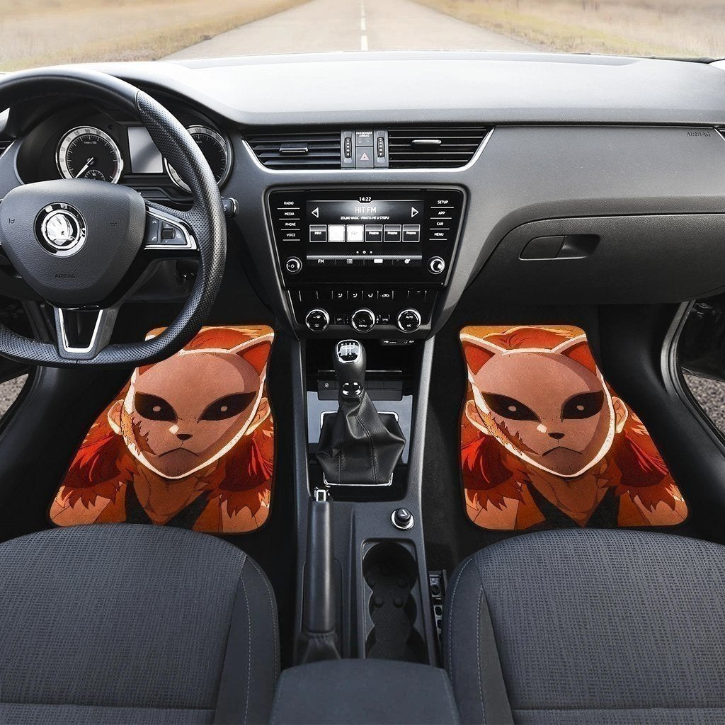 Sabito Mask Demon Slayer Anime Car Floor Mats-Gear Wanta