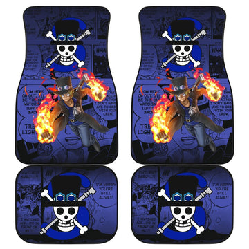 Sabo One Piece One Piece Car Floor Mats Manga Mixed Anime-Gear Wanta