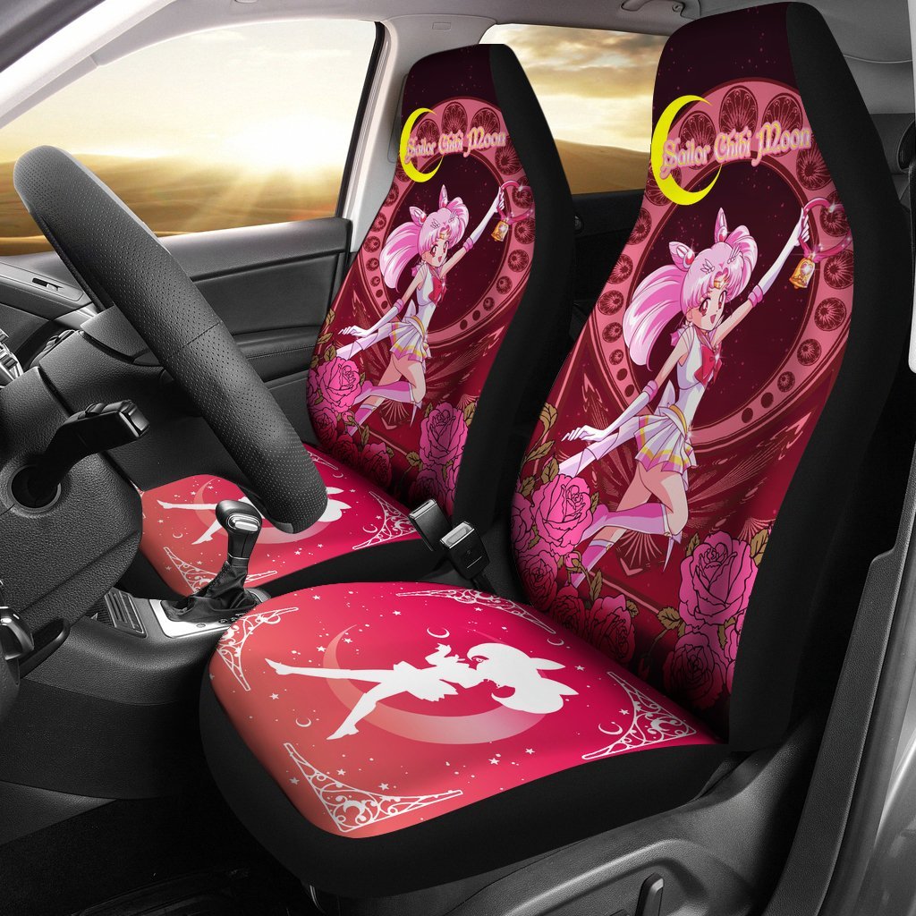 Sailor Chibi Characters Sailor Moon Car Seat Covers Manga Mixed Anime-Gear Wanta