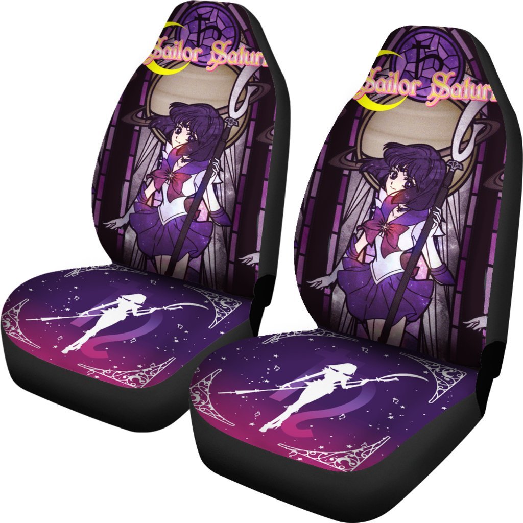 Sailor Saturn Characters Sailor Moon Main Car Seat Covers Vintage Style Anime-Gear Wanta