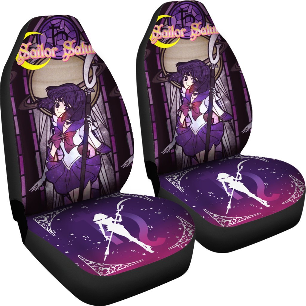 Sailor Saturn Characters Sailor Moon Main Car Seat Covers Vintage Style Anime-Gear Wanta