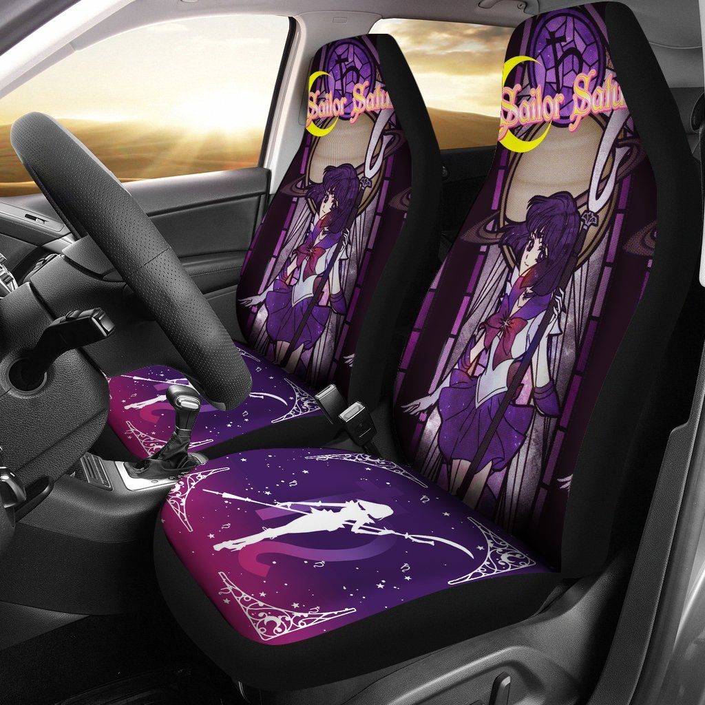 Sailor Saturn Characters Sailor Moon Main Car Seat Covers Vintage Style Anime-Gear Wanta