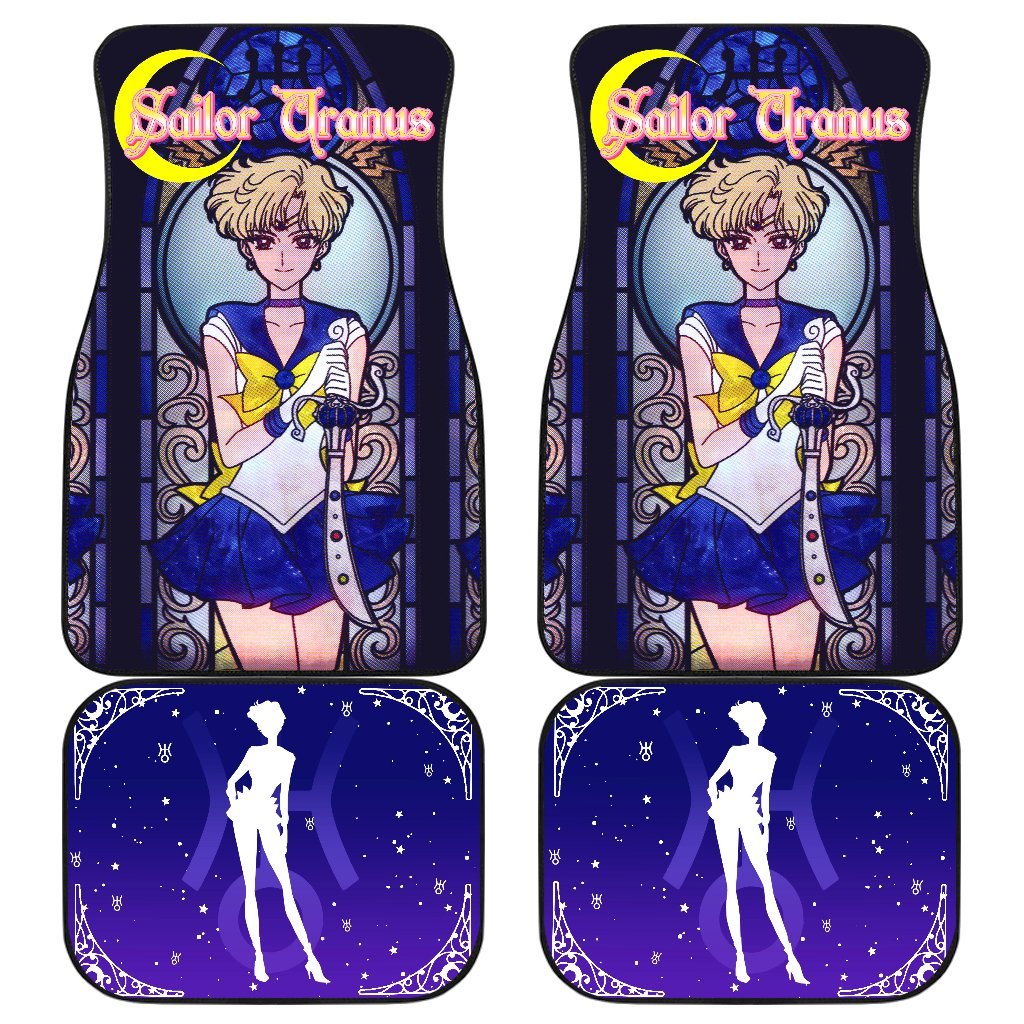 Sailor Uranus Characters Sailor Moon Main Car Floor Mats Vintage Style Anime-Gear Wanta