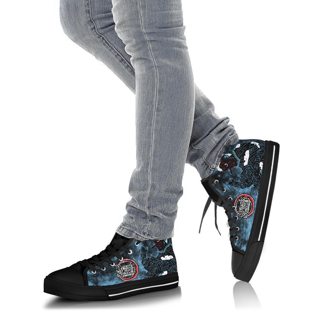 Sakonji Sneakers Kimetsu No Yaiba High Top Shoes Anime Fan MN20-Gear Wanta