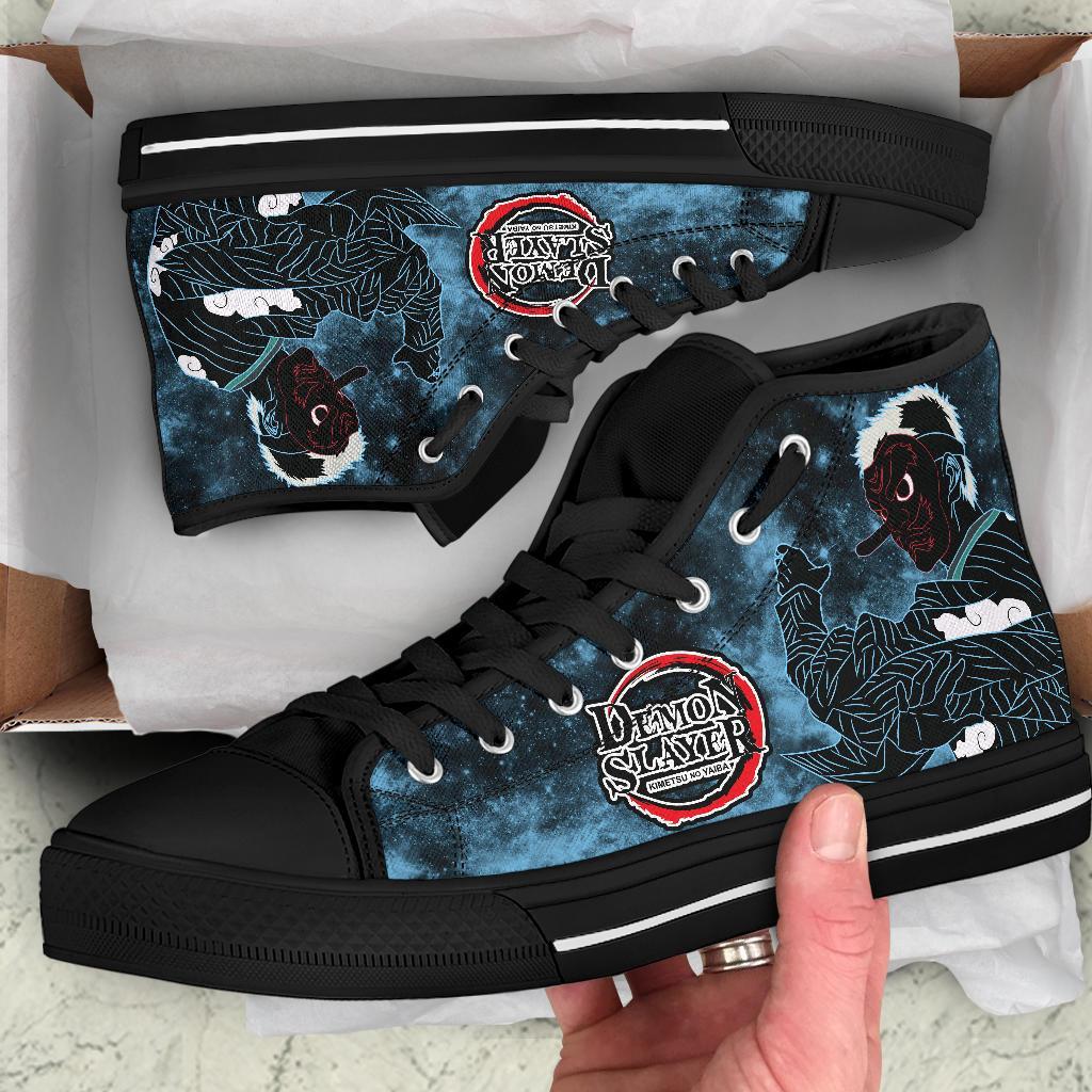 Sakonji Sneakers Kimetsu No Yaiba High Top Shoes Anime Fan MN20-Gear Wanta
