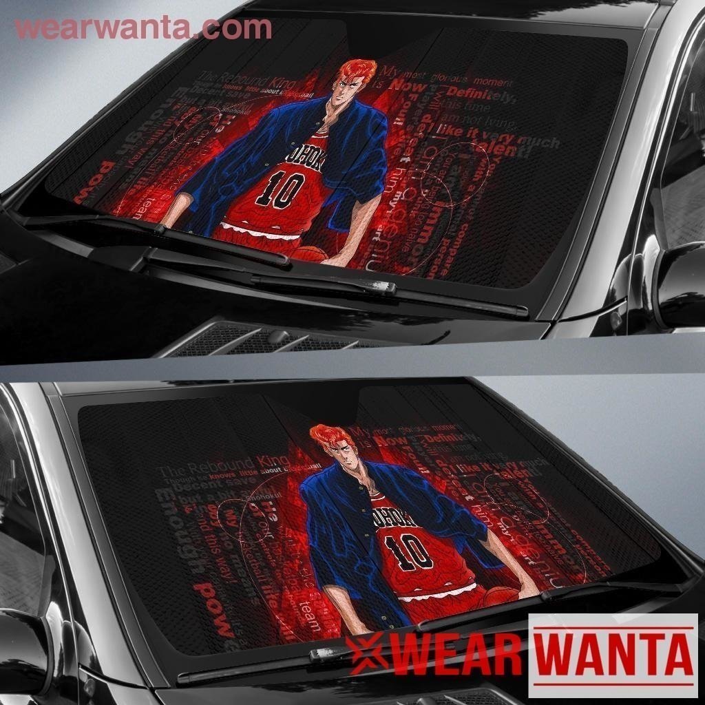 Sakuragi Slam Dunk Anime Car Sun Shade NH06-Gear Wanta