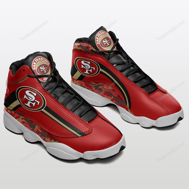 San Francisco 49Ers Custom Shoes Sneakers 642-Gear Wanta