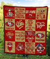 San Francisco 49ers Quilt Blanket For Custom Idea-Gear Wanta