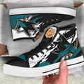 San Jose Sharks High Top Shoes Custom For Fans-Gear Wanta