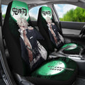 Sanemi Demon Slayer Under The Moon Car Seat Covers Custom Anime Car Accessories-Gear Wanta