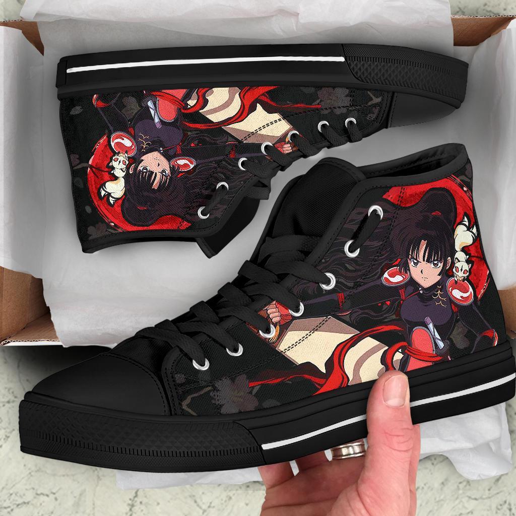 Sango Inuyasha Sneakers Anime High Top Shoes Custom Idea PT20-Gear Wanta