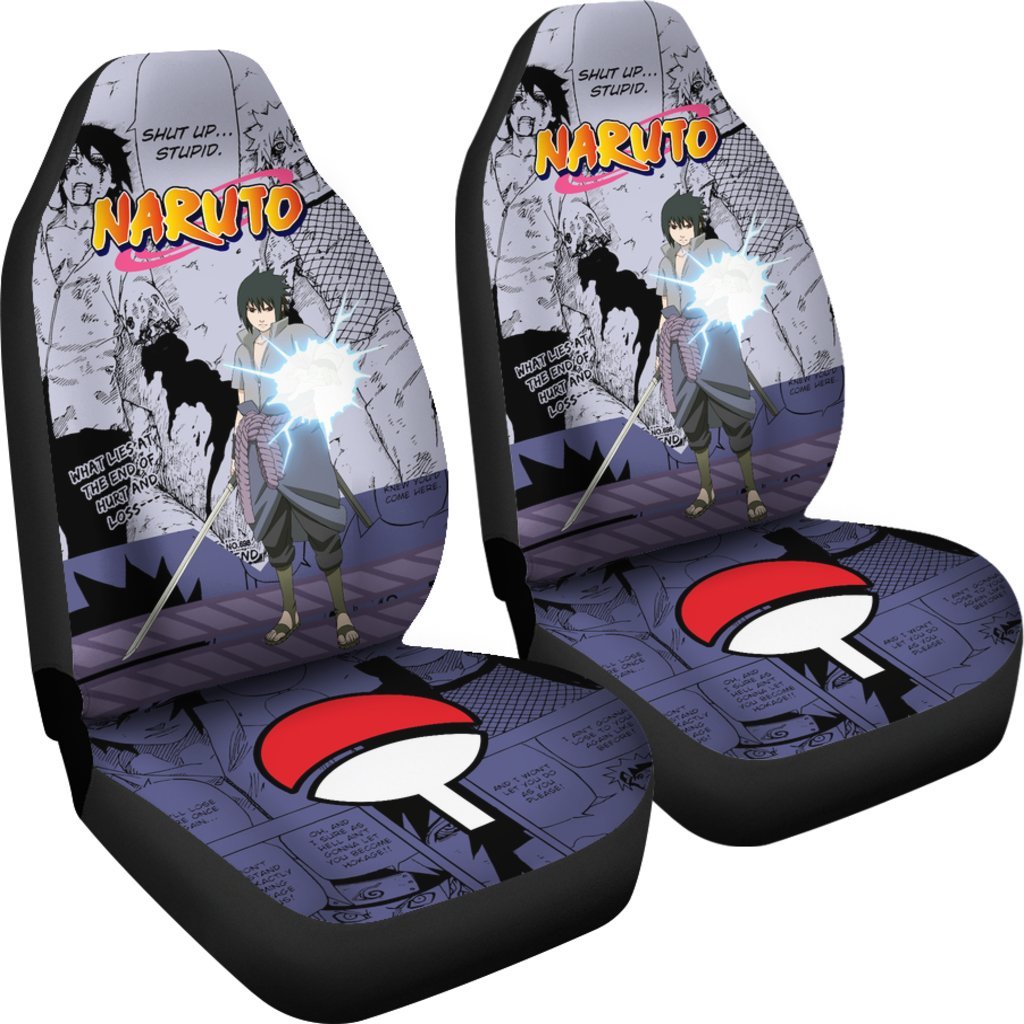 Sasuke Chidori Skill Car Seat Covers NRT Anime Fan-Gear Wanta